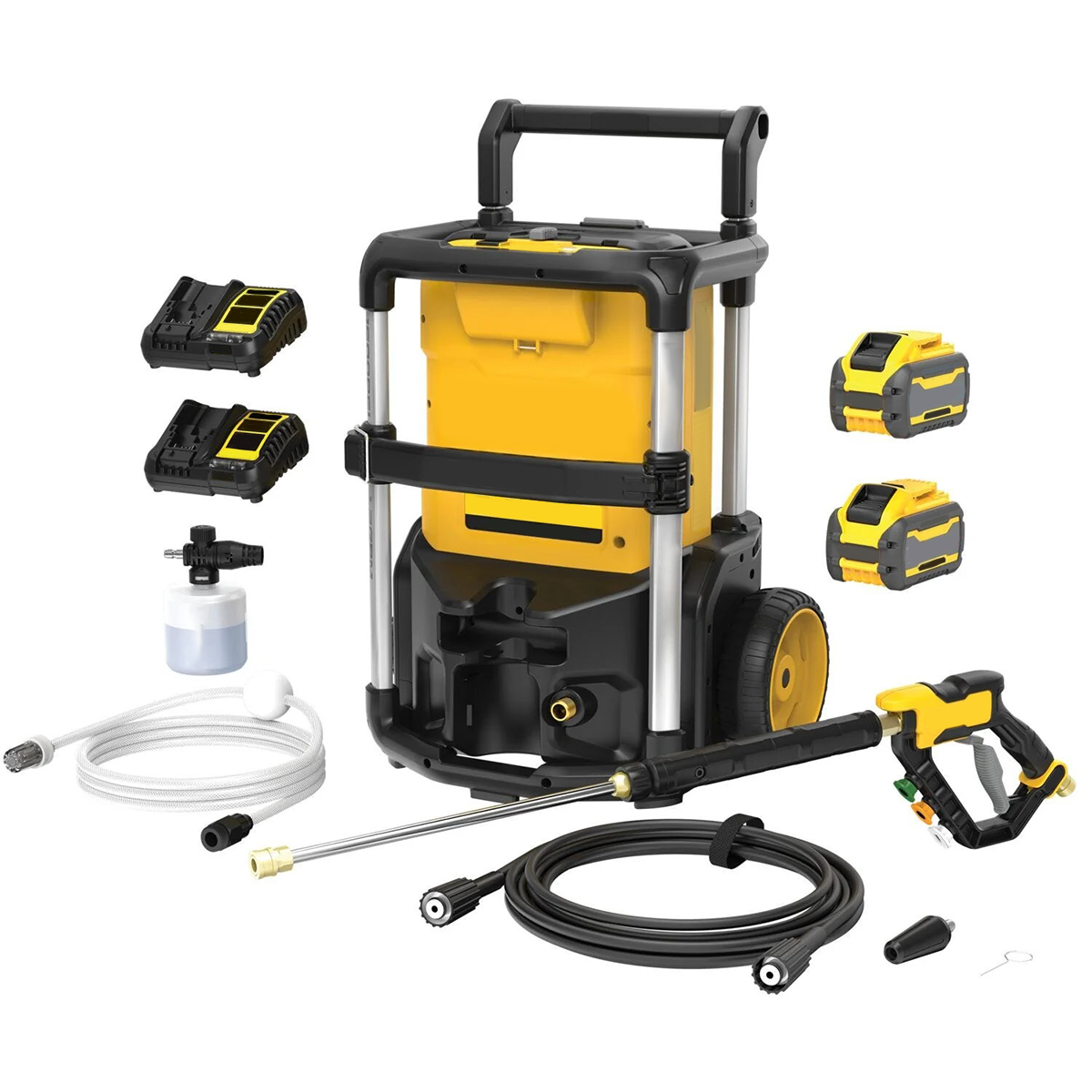 Cordless Brushless High-Pressure Washer 1,600 PSI Battery-Powered Kit