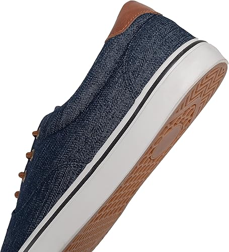 Classic Low Top Shoes Canvas Fashion Sneaker with Soft Insole Causal Dress Shoes for Men Comfortable Walking Shoes