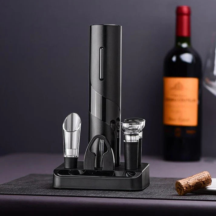 Electric Wine Opener + Complete Winery Kit