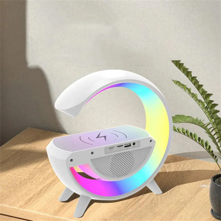 G Google RGB LED Bluetooth Speaker and Wireless Charger